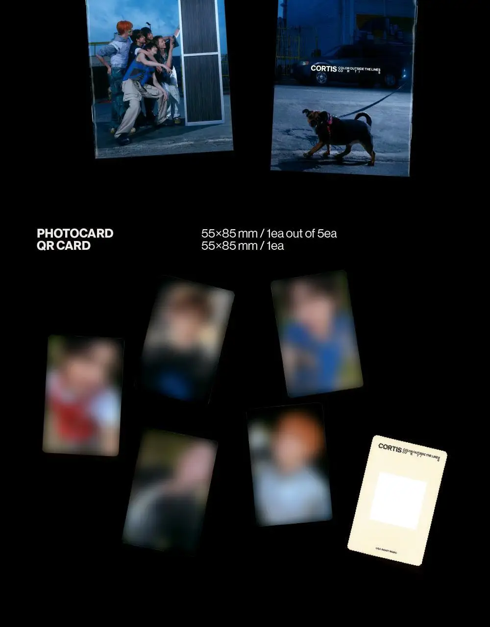 CORTIS The 1st EP [COLOR OUTSIDE THE LINES] (Weverse Albums ver.) 상세페이지 3